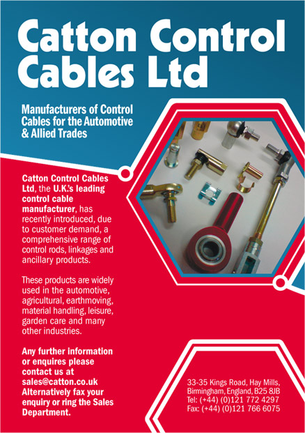 Catton Control Control Rods and Linkages